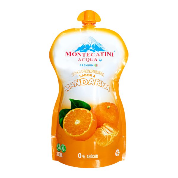 Doypack Agua Premium Sabor Mandarina  350ml