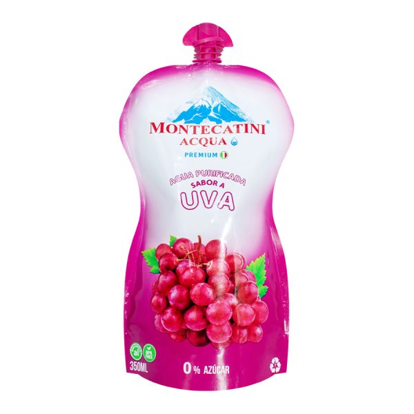 Doypack Agua Premium Sabor Uva  350ml
